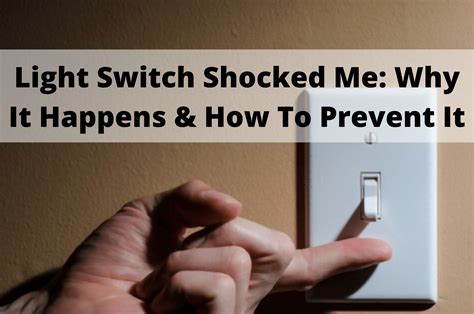 light switch screw touching metal box turns light on|light switch shocking me.